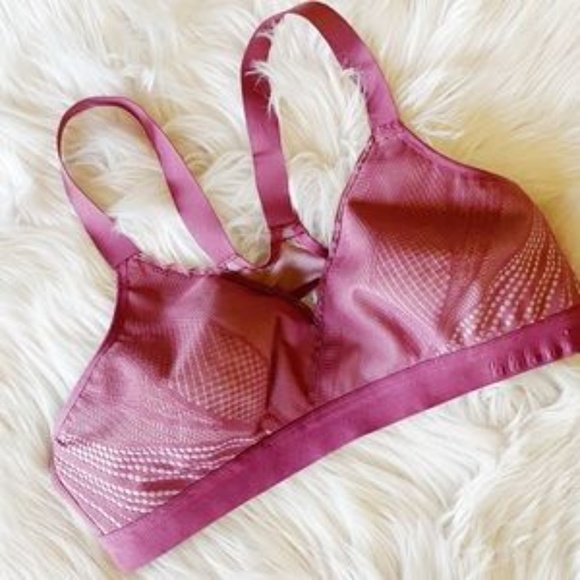 lululemon athletica Other - SOLD Lululemon Awake To Lace Sports Bra Purple 36C